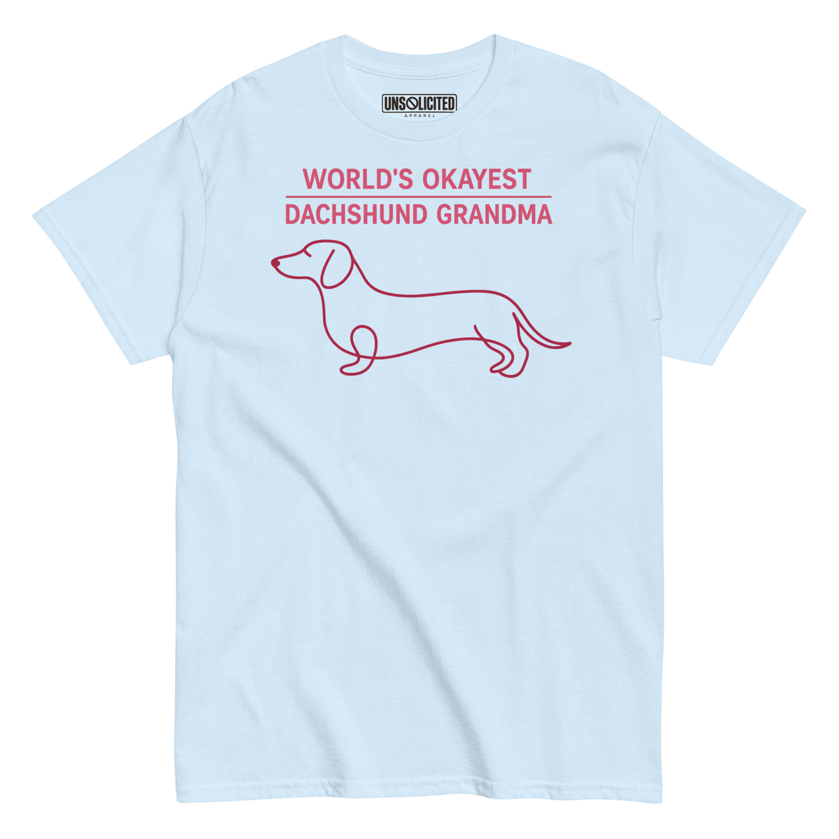 World's Okayest Dachshund Grandma Shirt - Unsolicited Apparel