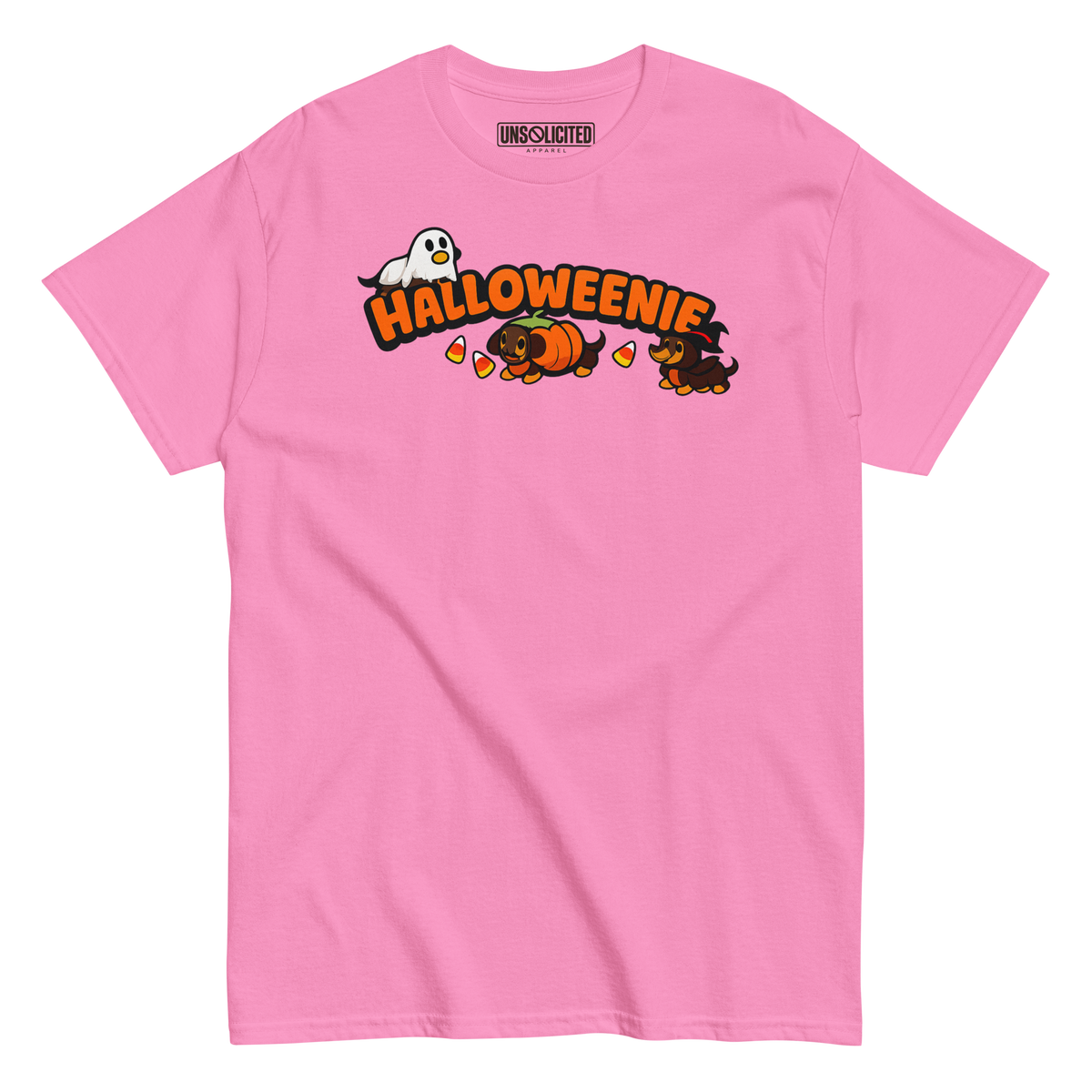 Halloweenie Wiener Dog Halloween Shirt - Unsolicited Apparel