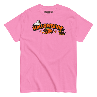 Halloweenie Wiener Dog Halloween Shirt - Unsolicited Apparel
