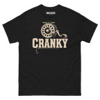 Cranky Fishing Shirt in Black, front view
