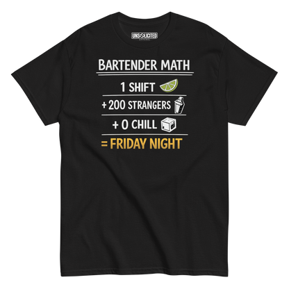 Bartender Math Shirt - Unsolicited Apparel
