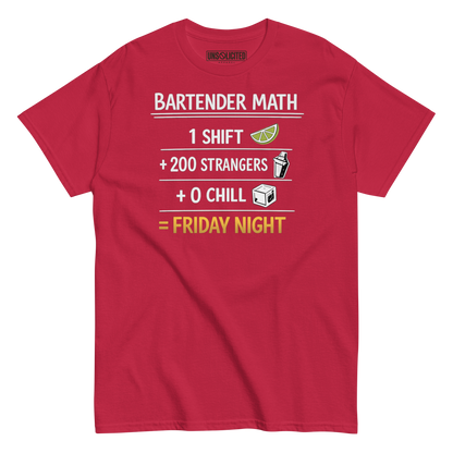 Bartender Math Shirt - Unsolicited Apparel