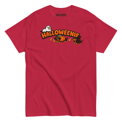 Halloweenie Wiener Dog Halloween Shirt - Unsolicited Apparel