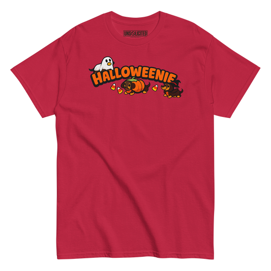 Halloweenie Wiener Dog Halloween Shirt - Unsolicited Apparel