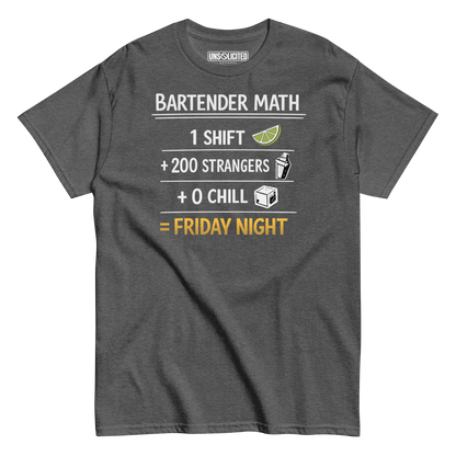 Bartender Math Shirt - Unsolicited Apparel