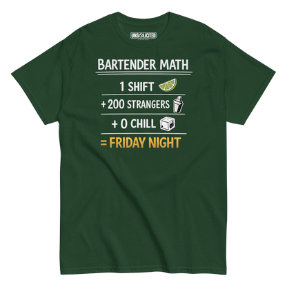 Bartender Math Shirt - Unsolicited Apparel