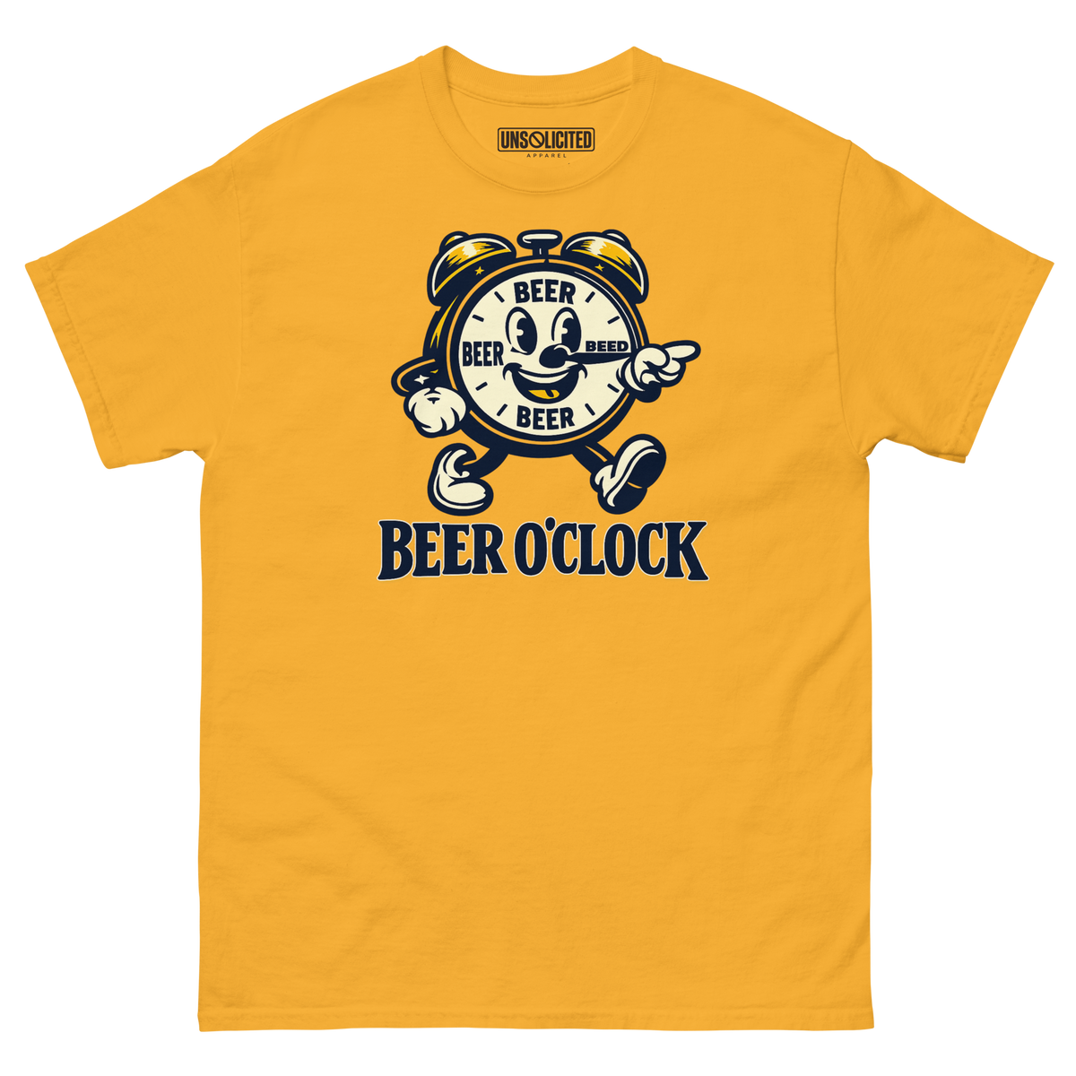 Beer O'Clock Funny Drinking Shirt - Unsolicited Apparel