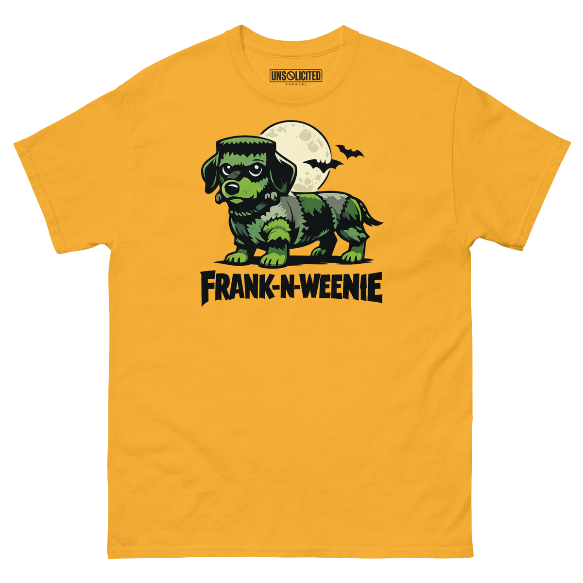 Frank-N-Weenie Dachshund Halloween Shirt - Unsolicited Apparel