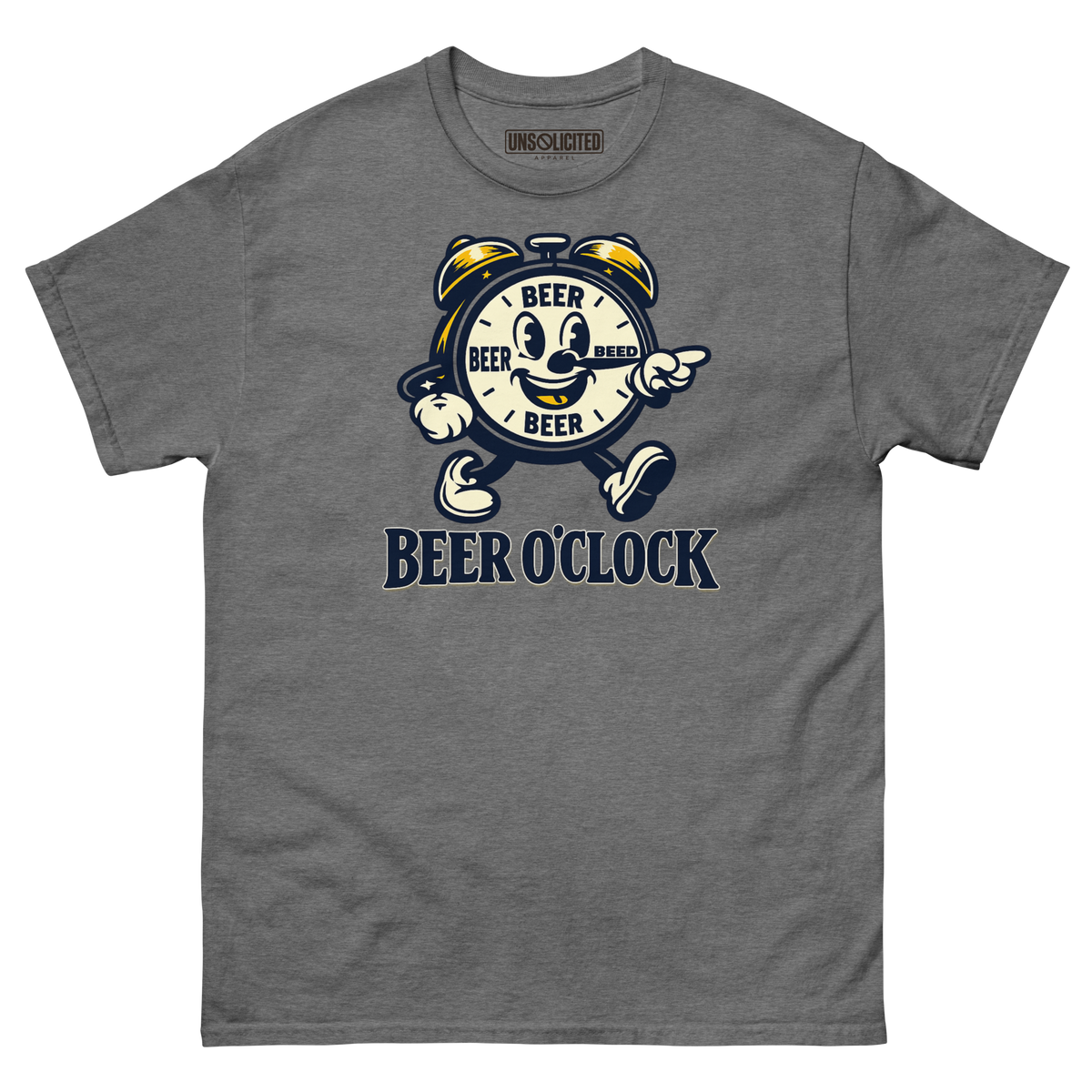Beer O'Clock Funny Drinking Shirt - Unsolicited Apparel