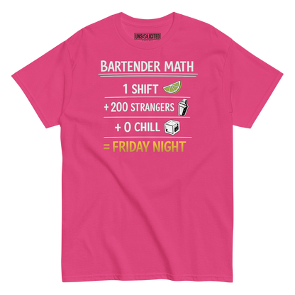 Bartender Math Shirt - Unsolicited Apparel
