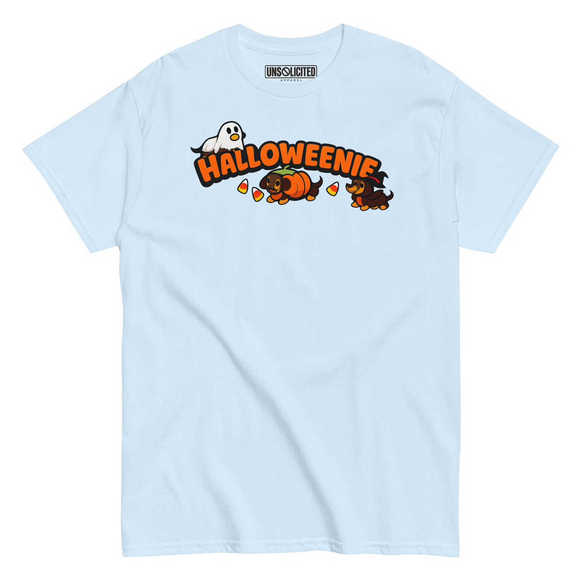 Halloweenie Wiener Dog Halloween Shirt - Unsolicited Apparel