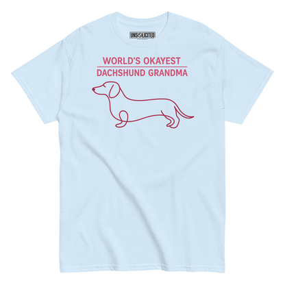 World's Okayest Dachshund Grandma Shirt - Unsolicited Apparel