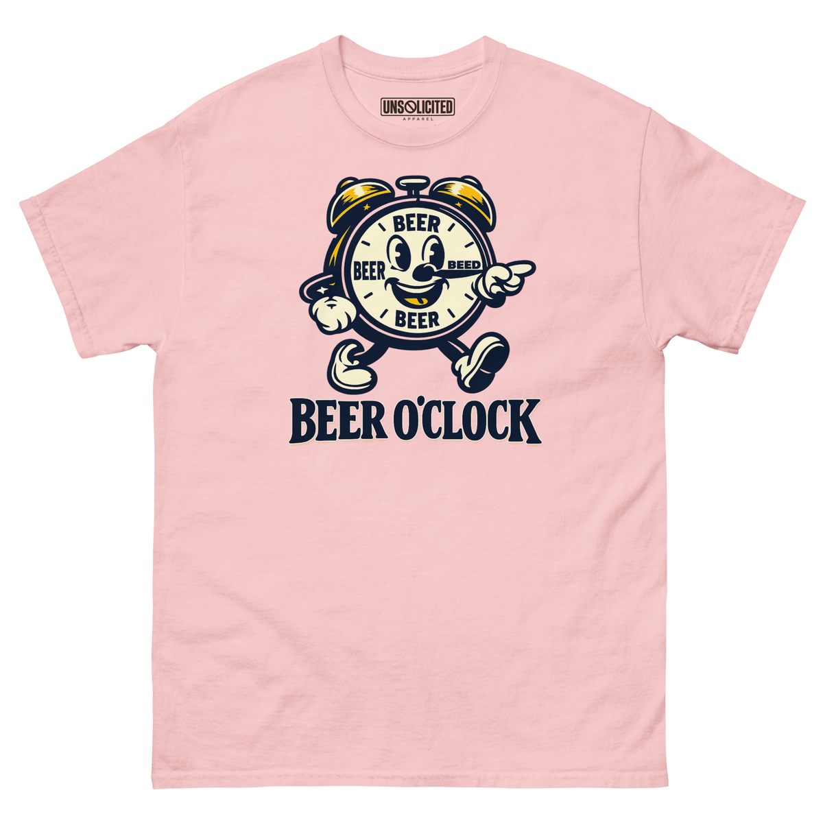 Beer O'Clock Funny Drinking Shirt - Unsolicited Apparel