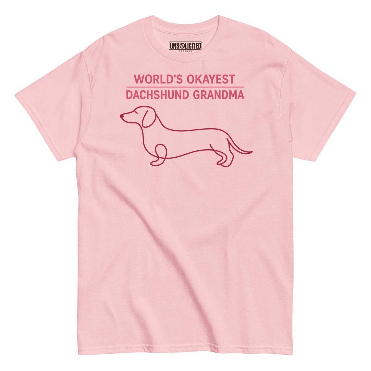World's Okayest Dachshund Grandma Shirt - Unsolicited Apparel
