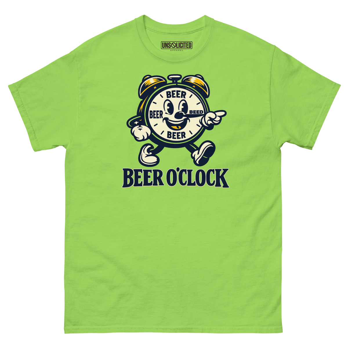 Beer O'Clock Funny Drinking Shirt - Unsolicited Apparel