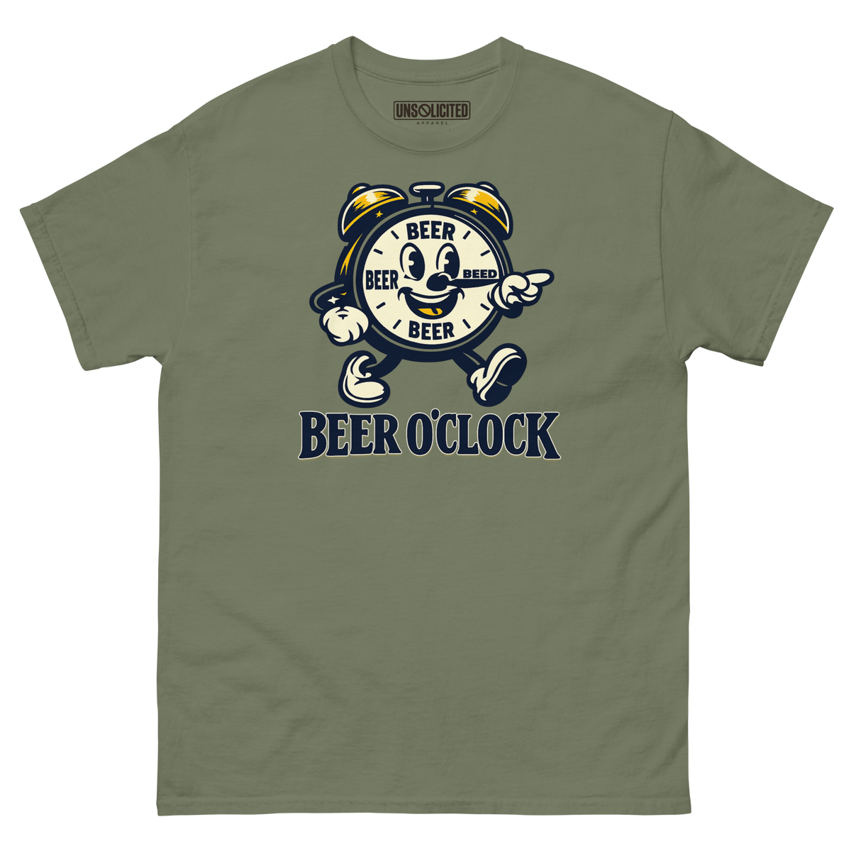 Beer O'Clock Funny Drinking Shirt - Unsolicited Apparel