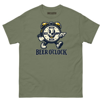 Beer O'Clock Funny Drinking Shirt - Unsolicited Apparel