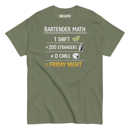 Bartender Math Shirt - Unsolicited Apparel