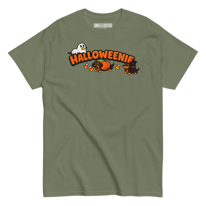 Halloweenie Wiener Dog Halloween Shirt - Unsolicited Apparel