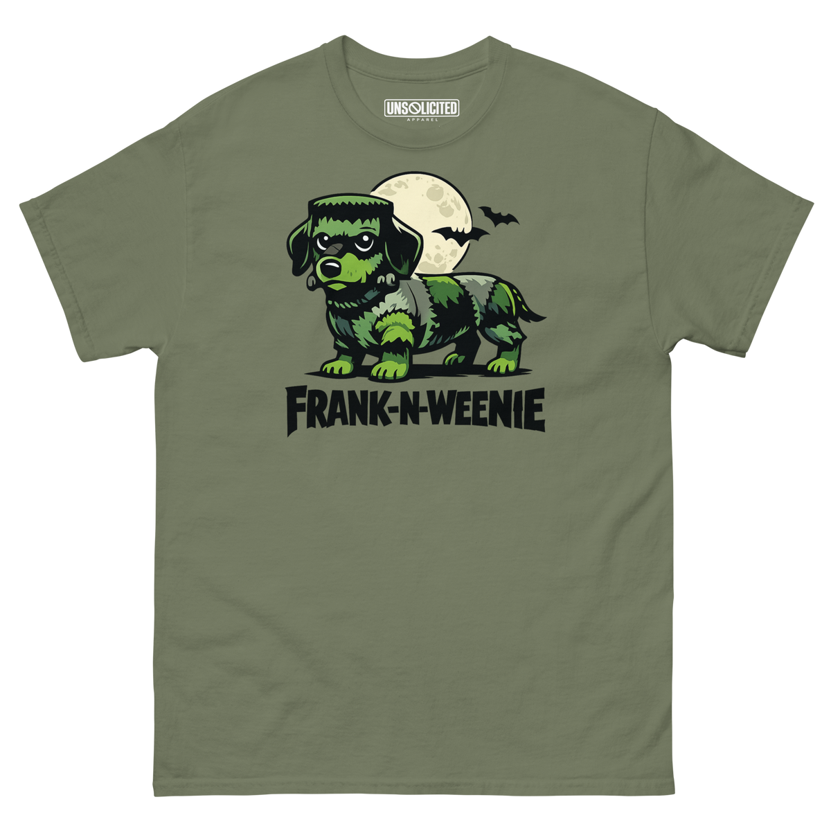 Frank-N-Weenie Dachshund Halloween Shirt - Unsolicited Apparel