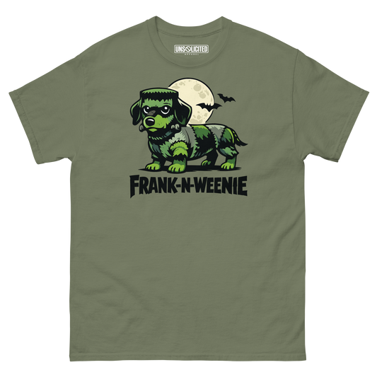 Frank-N-Weenie Dachshund Halloween Shirt - Unsolicited Apparel