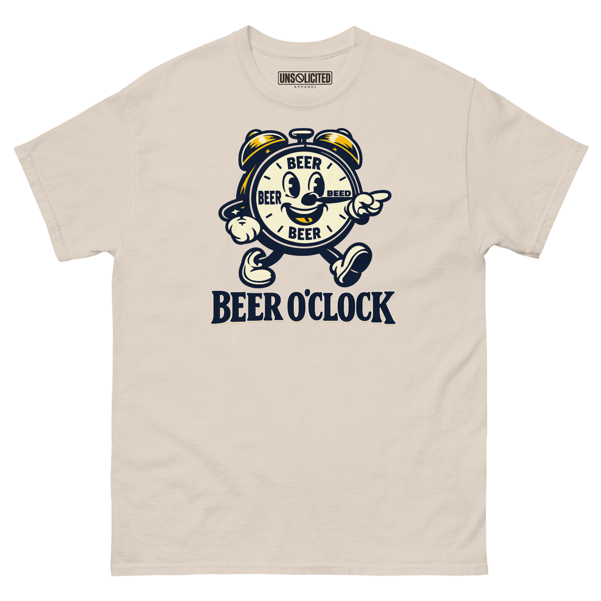 Beer O'Clock Funny Drinking Shirt - Unsolicited Apparel