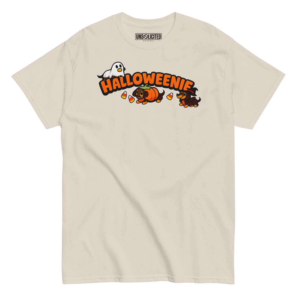 Halloweenie Wiener Dog Halloween Shirt - Unsolicited Apparel