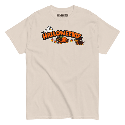 Halloweenie Wiener Dog Halloween Shirt - Unsolicited Apparel