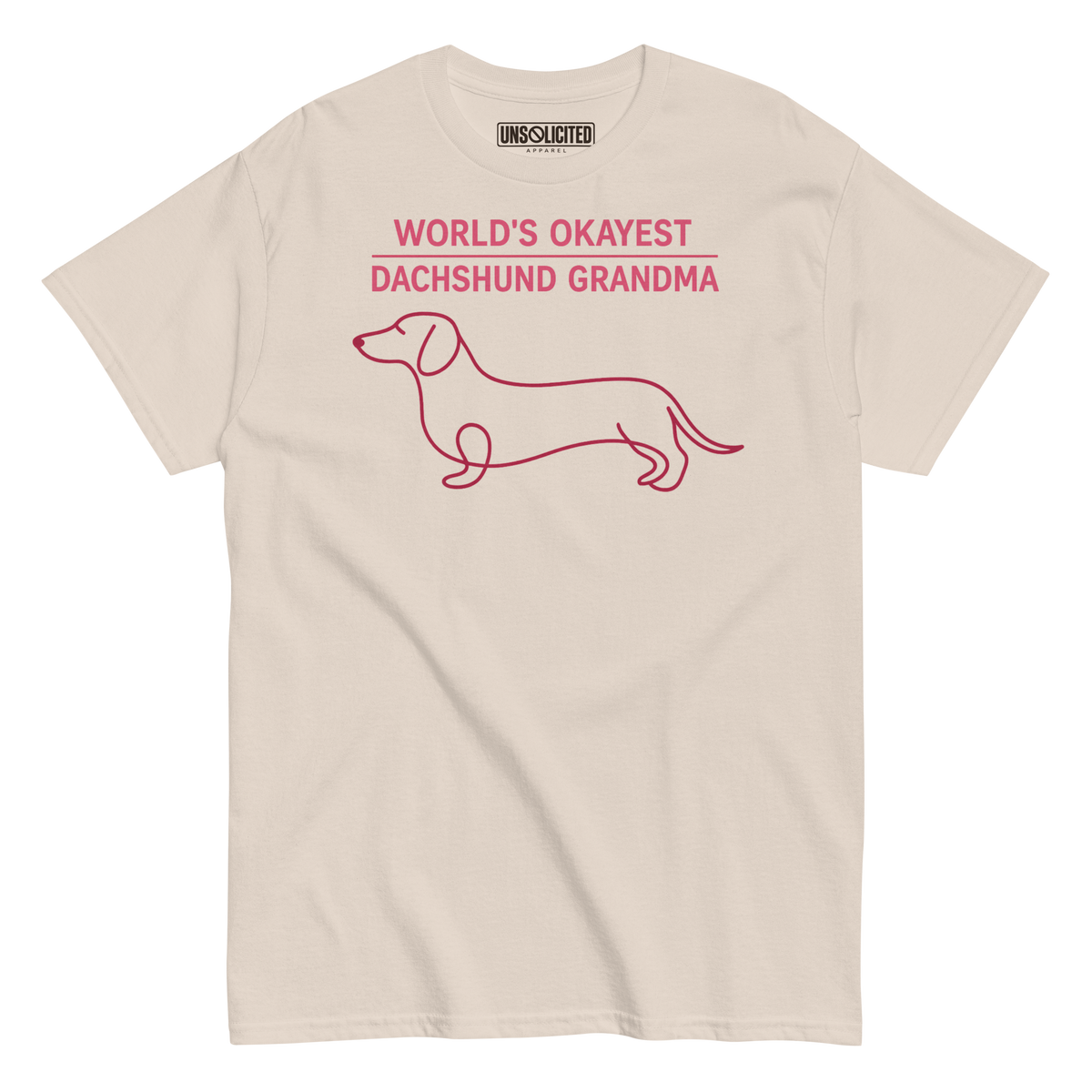 World's Okayest Dachshund Grandma Shirt - Unsolicited Apparel