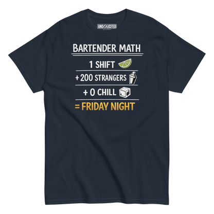 Bartender Math Shirt - Unsolicited Apparel