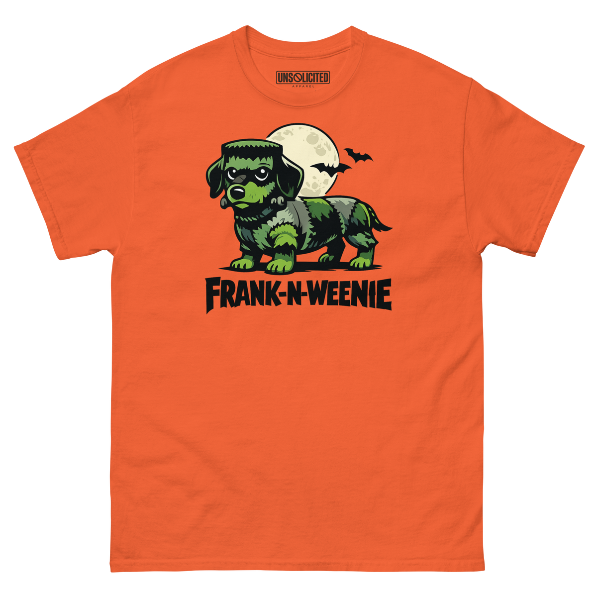 Frank-N-Weenie Dachshund Halloween Shirt - Unsolicited Apparel