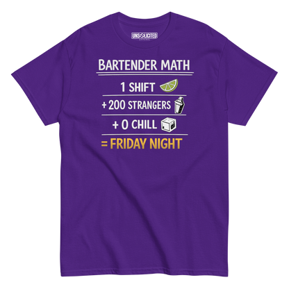 Bartender Math Shirt - Unsolicited Apparel