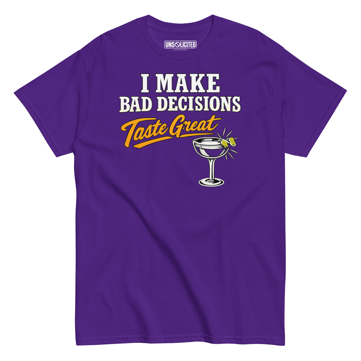 I Make Bad Decisions Taste Great Bartender Shirt - Unsolicited Apparel
