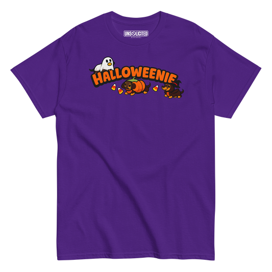 Halloweenie Wiener Dog Halloween Shirt - Unsolicited Apparel
