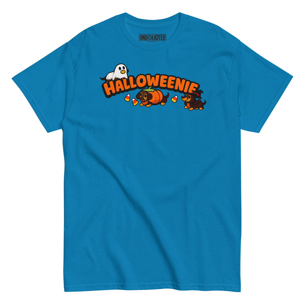 Halloweenie Wiener Dog Halloween Shirt - Unsolicited Apparel