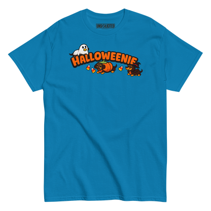 Halloweenie Wiener Dog Halloween Shirt - Unsolicited Apparel