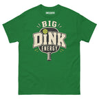 BIG Dink Energy Pickleball Shirt in Turf green, front view