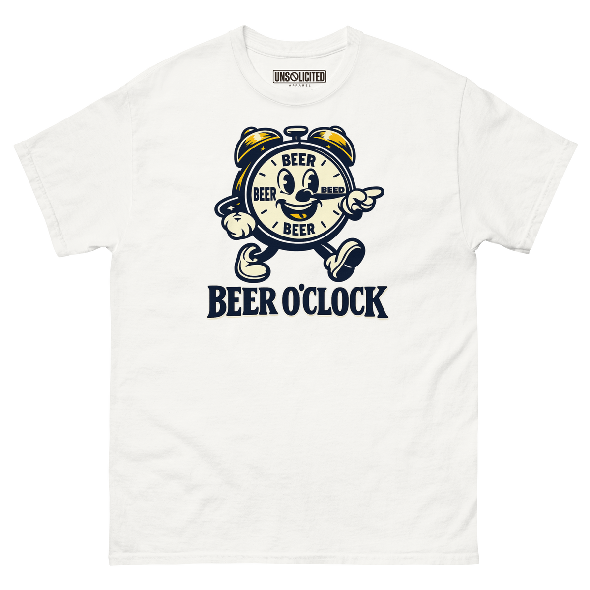 Beer O'Clock Funny Drinking Shirt - Unsolicited Apparel