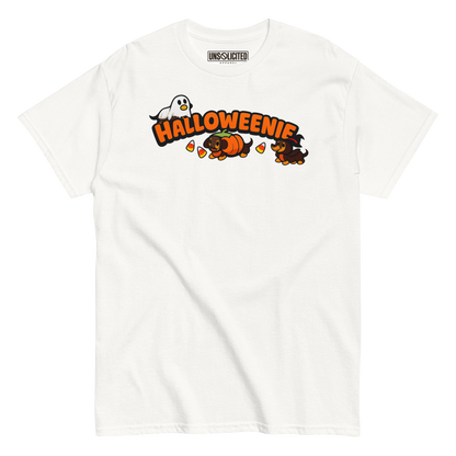 Halloweenie Wiener Dog Halloween Shirt - Unsolicited Apparel