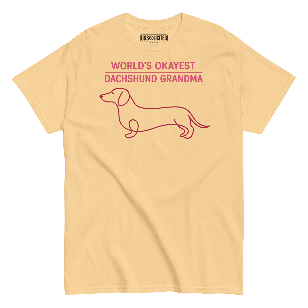 World's Okayest Dachshund Grandma Shirt - Unsolicited Apparel