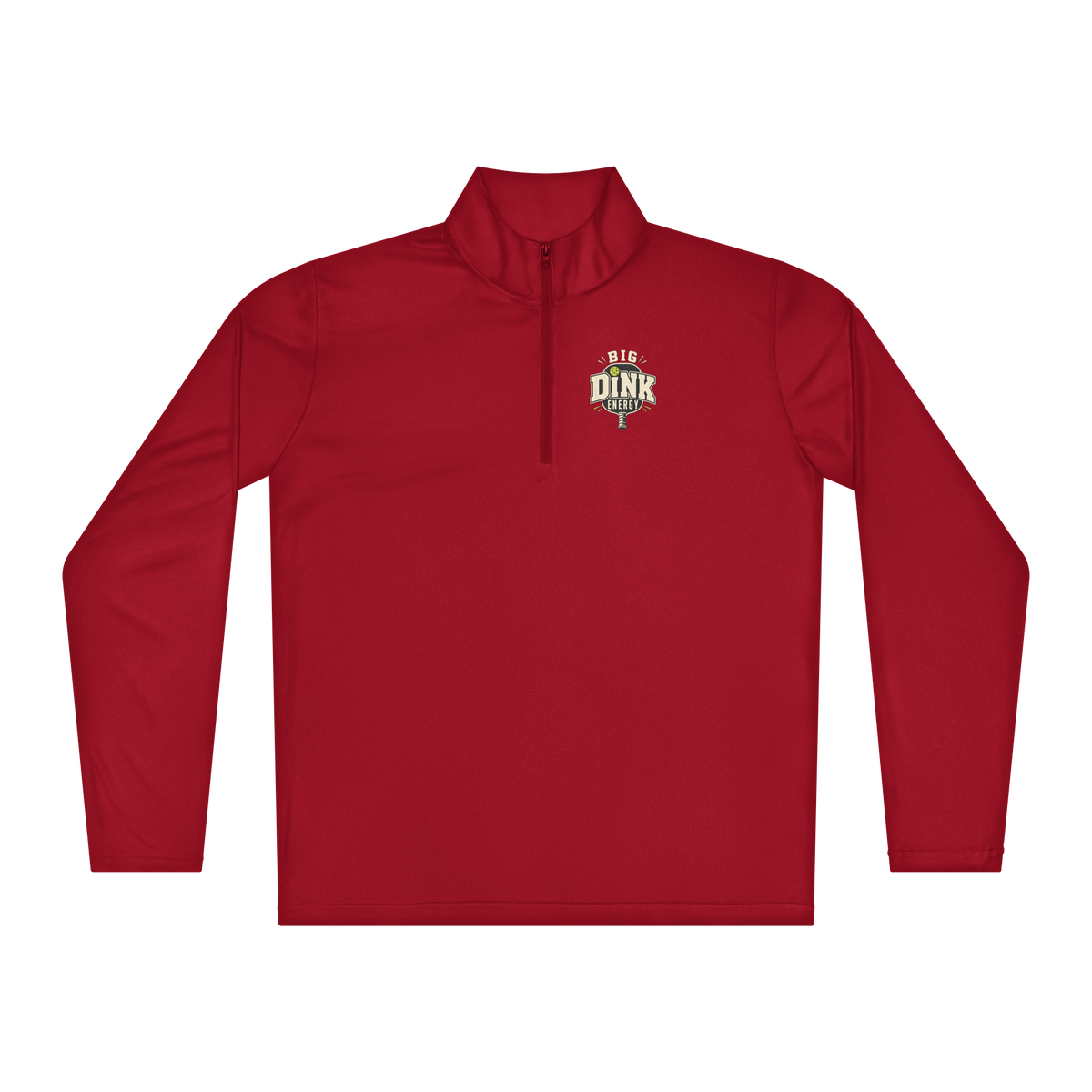 Big Dink Energy Pickleball Quarter-Zip Pullover - Unsolicited Apparel