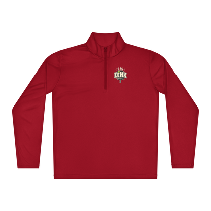 Big Dink Energy Pickleball Quarter-Zip Pullover - Unsolicited Apparel