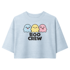 Boo Crew Cropped Tee – Women's Halloween Crop Top - Unsolicited Apparel