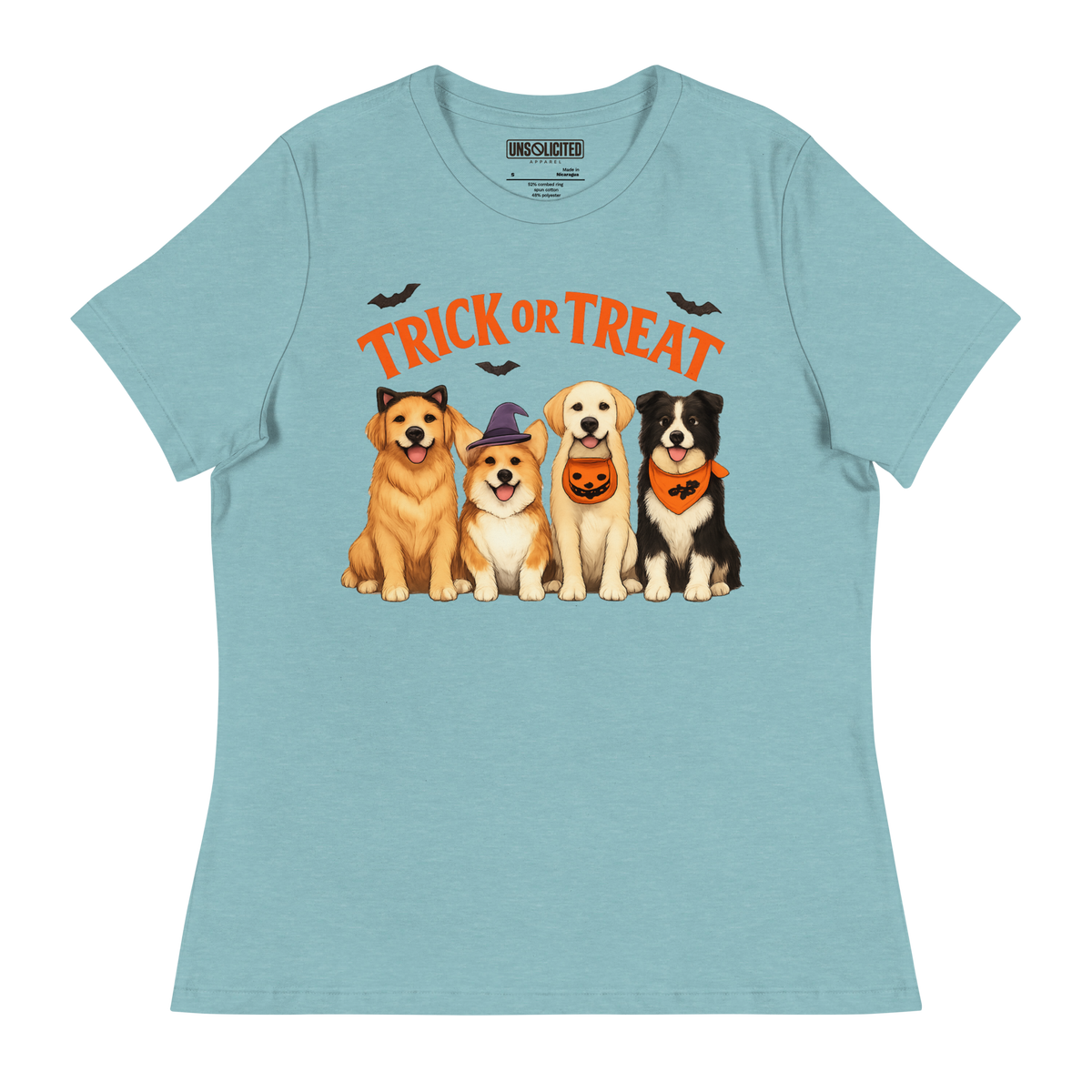 Trick or Treat Dog Mom Shirt – Funny Halloween Dog Tee - Unsolicited Apparel