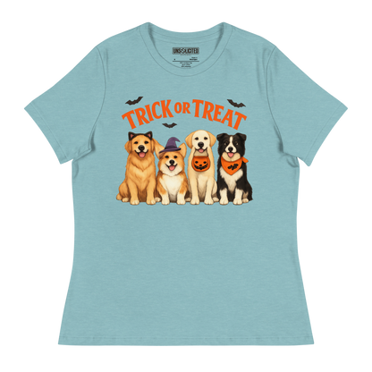 Trick or Treat Dog Mom Shirt – Funny Halloween Dog Tee - Unsolicited Apparel
