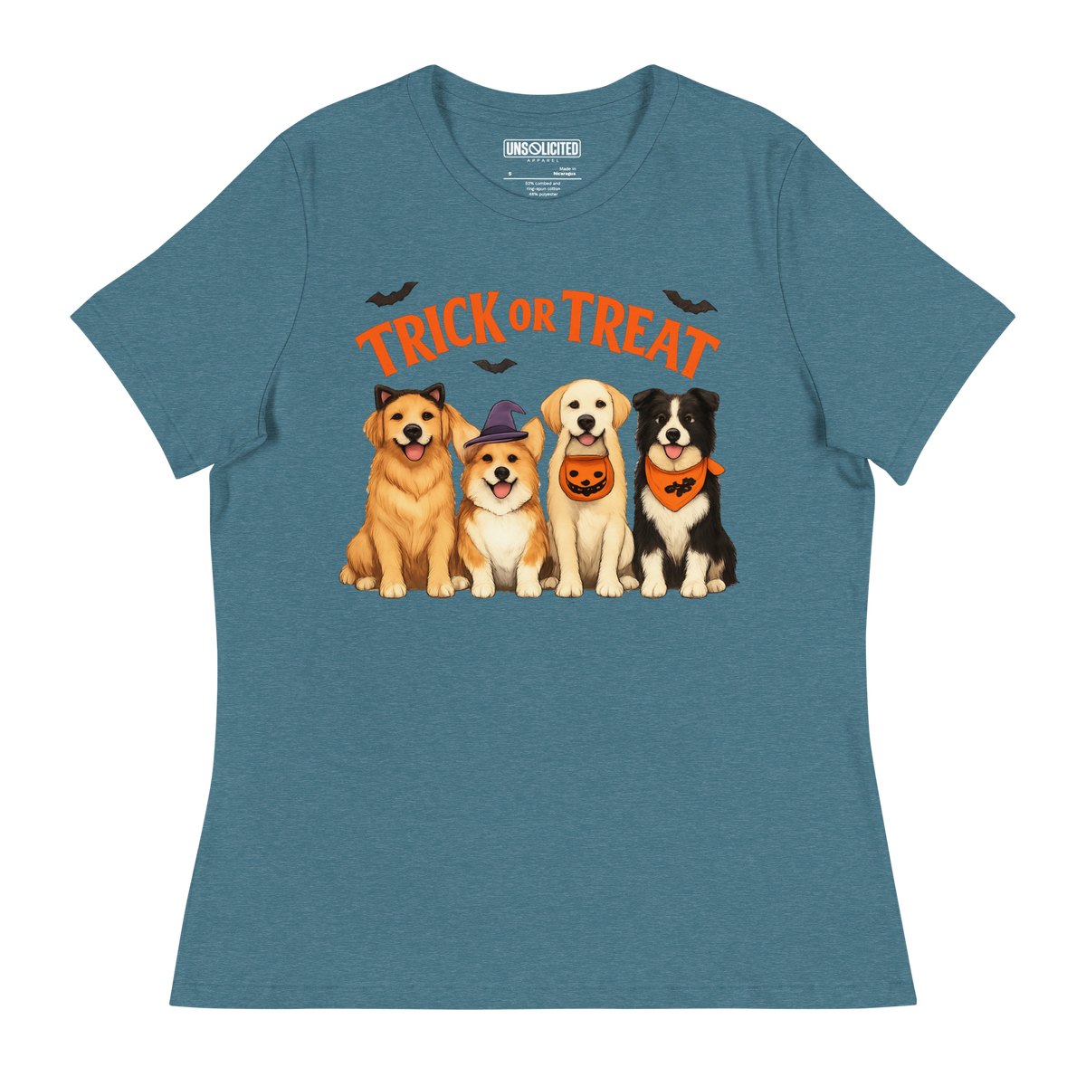 Trick or Treat Dog Mom Shirt – Funny Halloween Dog Tee - Unsolicited Apparel