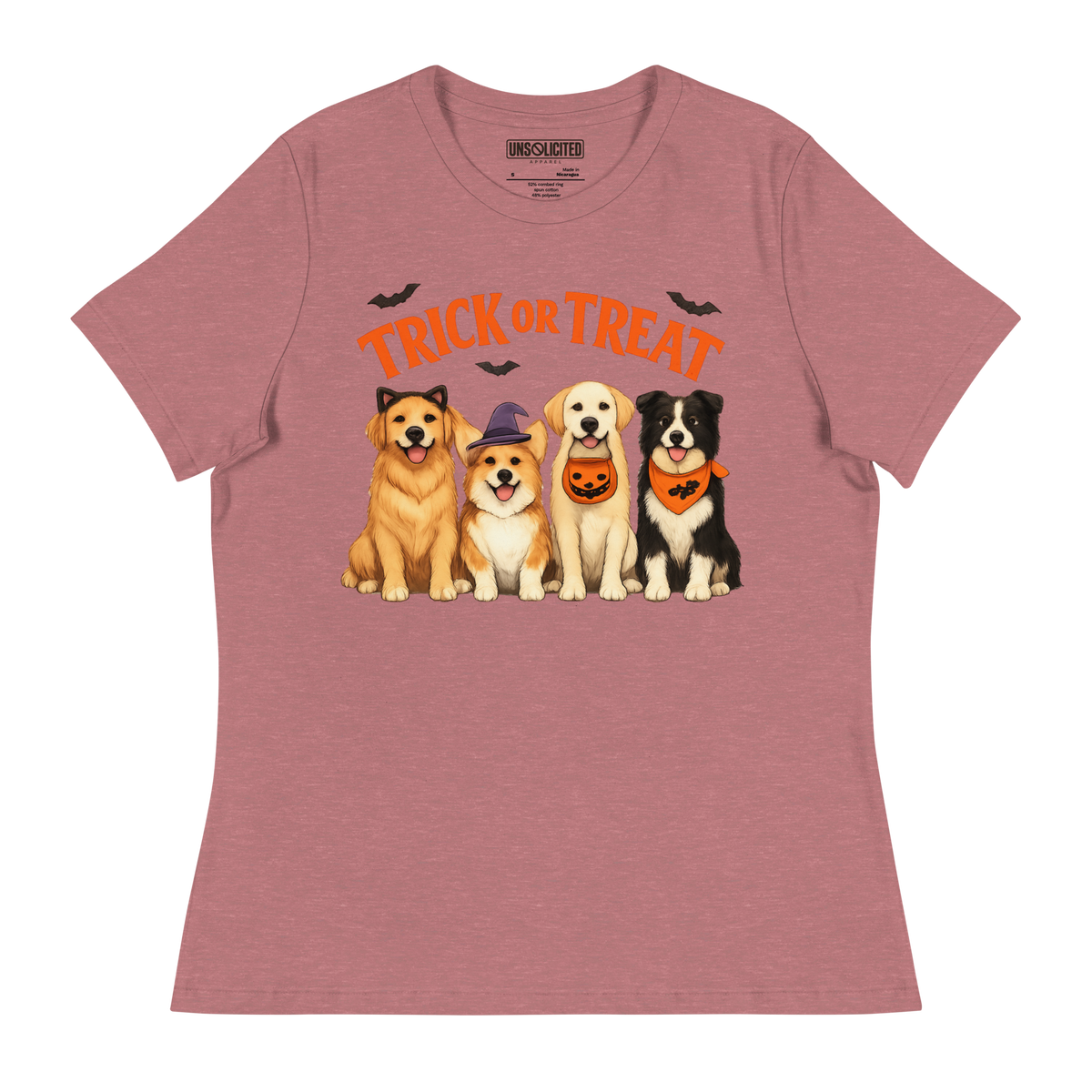 Trick or Treat Dog Mom Shirt – Funny Halloween Dog Tee - Unsolicited Apparel