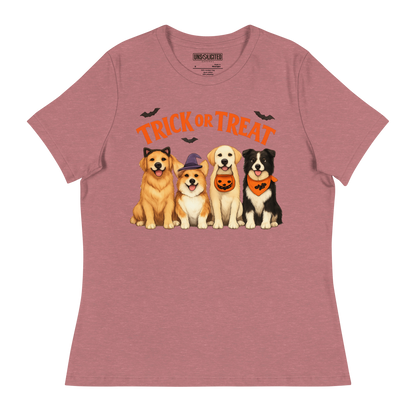 Trick or Treat Dog Mom Shirt – Funny Halloween Dog Tee - Unsolicited Apparel