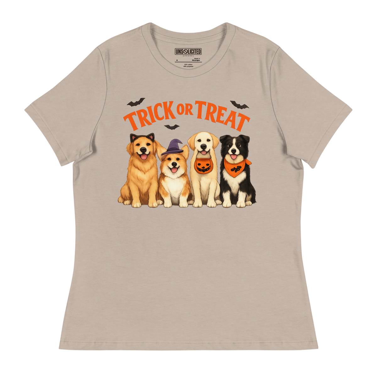 Trick or Treat Dog Mom Shirt – Funny Halloween Dog Tee - Unsolicited Apparel
