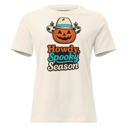 Howdy, Spooky Season Women's Halloween Shirt - Unsolicited Apparel